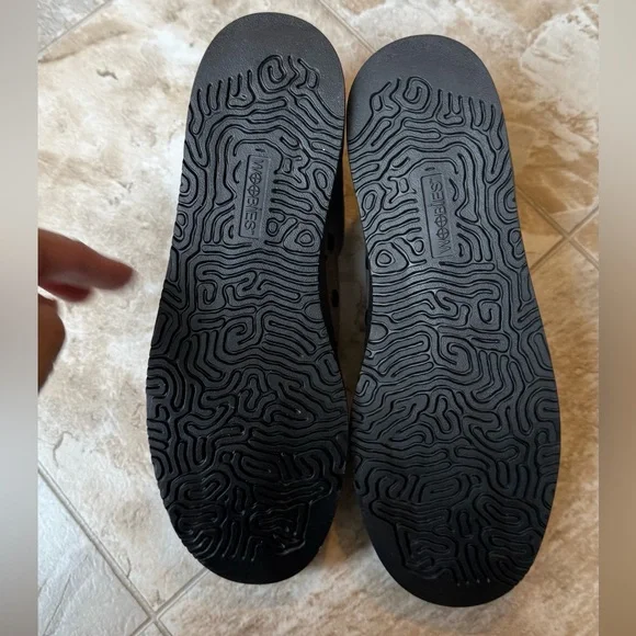 Woobies Gray Canvas Leather Toe Sneakers Casual Shoes Mens Size 6 - Picture 6 of 6